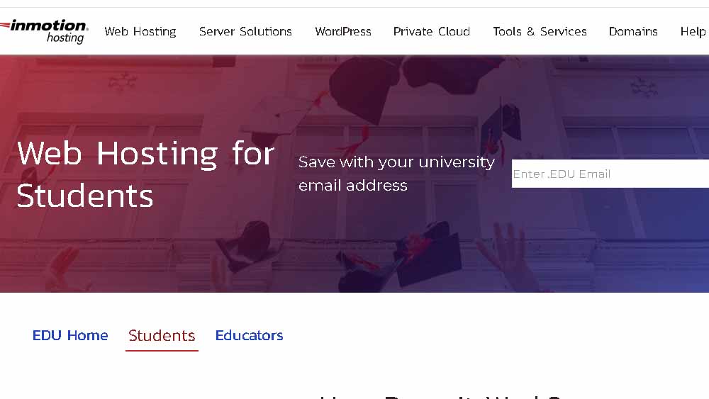 Web Hosting for Students - Best 8 in 2021 InMotion